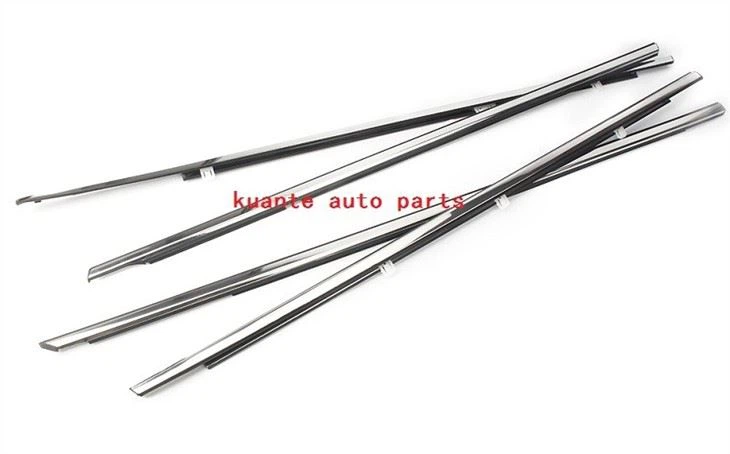 4Pcs/Set Car Weatherstrip Outside Window Door Seals Belt Trim For Honda Accord 2008-2012