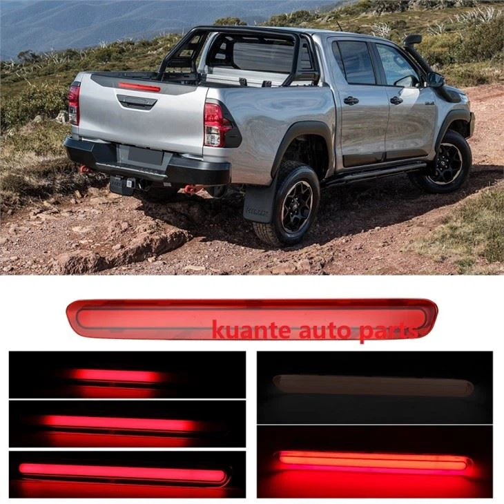 חדש Led תא מטען גבוה עמדה שלישית בלם מנורת אור מתאים לטויוטה היילקס רבו טנדר 2018-2020