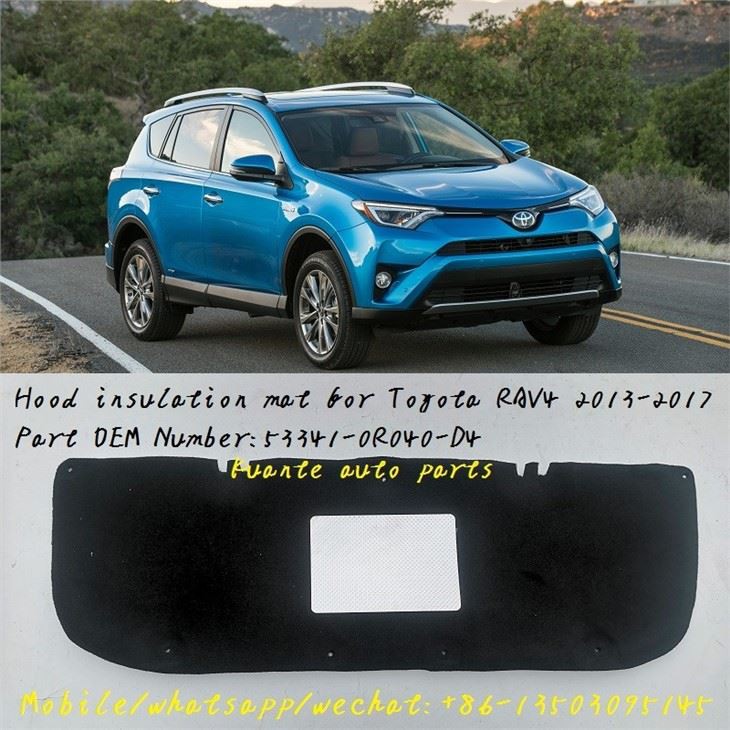 Hood insulation pad for Toyota RAV4
